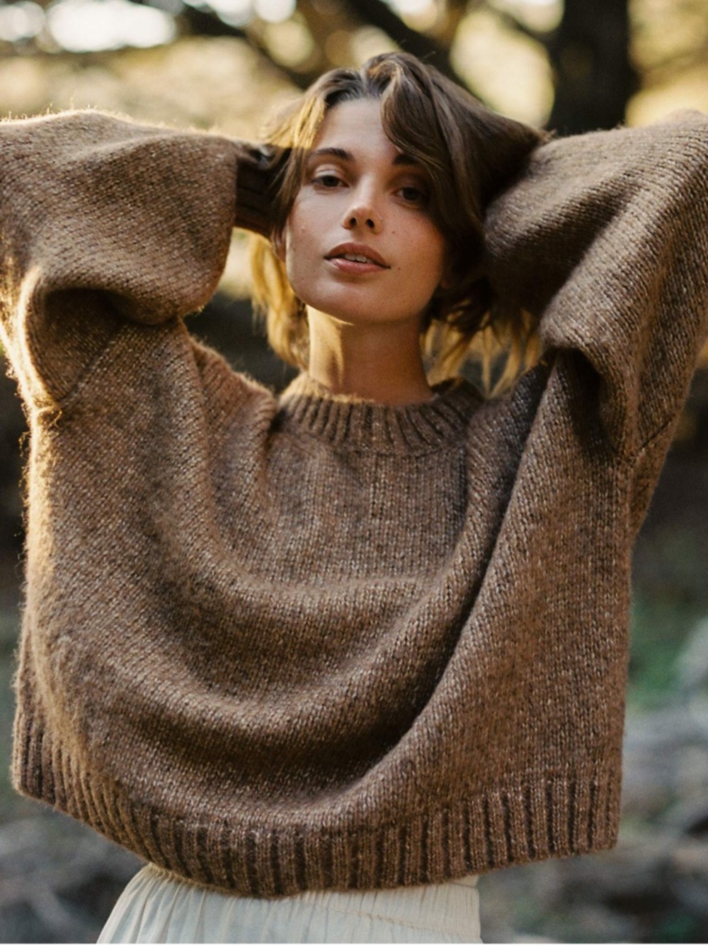 Jane sweater in toast
